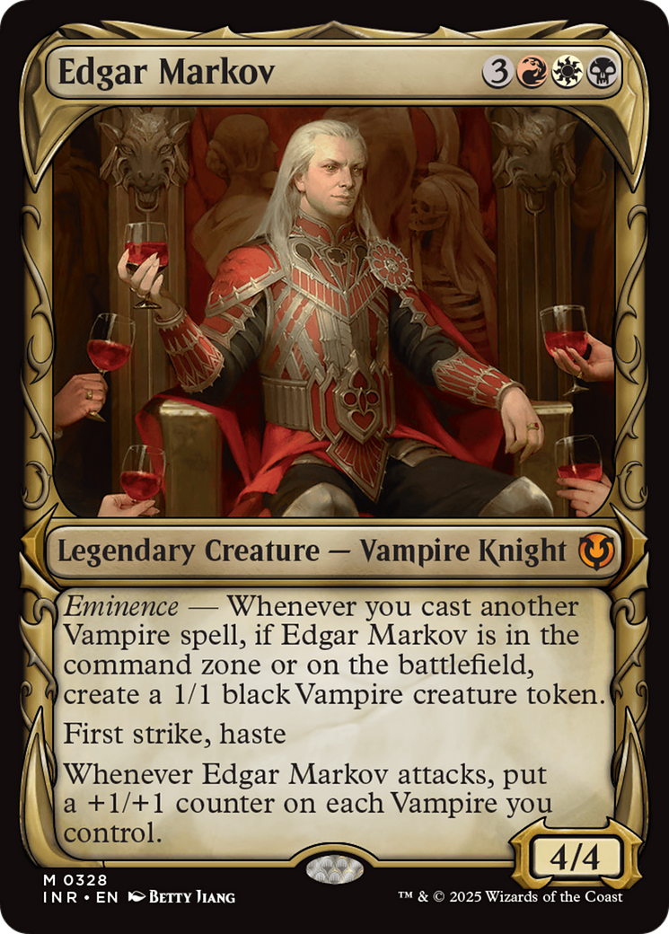 Edgar Markov (INR-328) - Innistrad Remastered: (Showcase) Foil