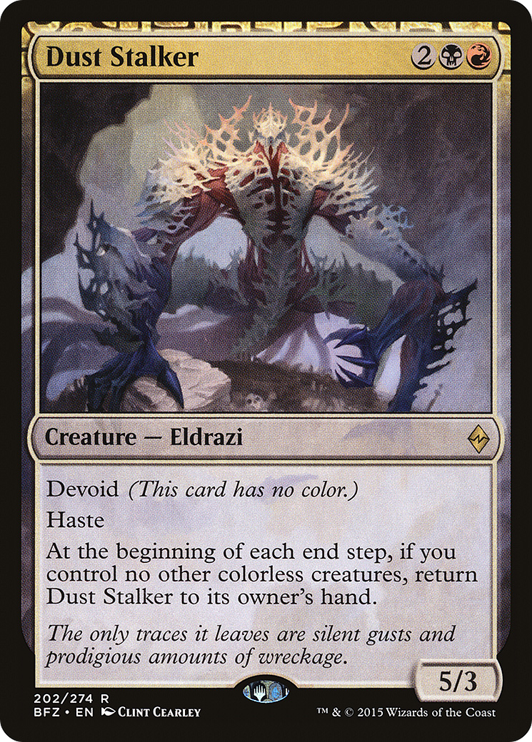 Dust Stalker (BFZ-202) - Battle for Zendikar: (devoid)