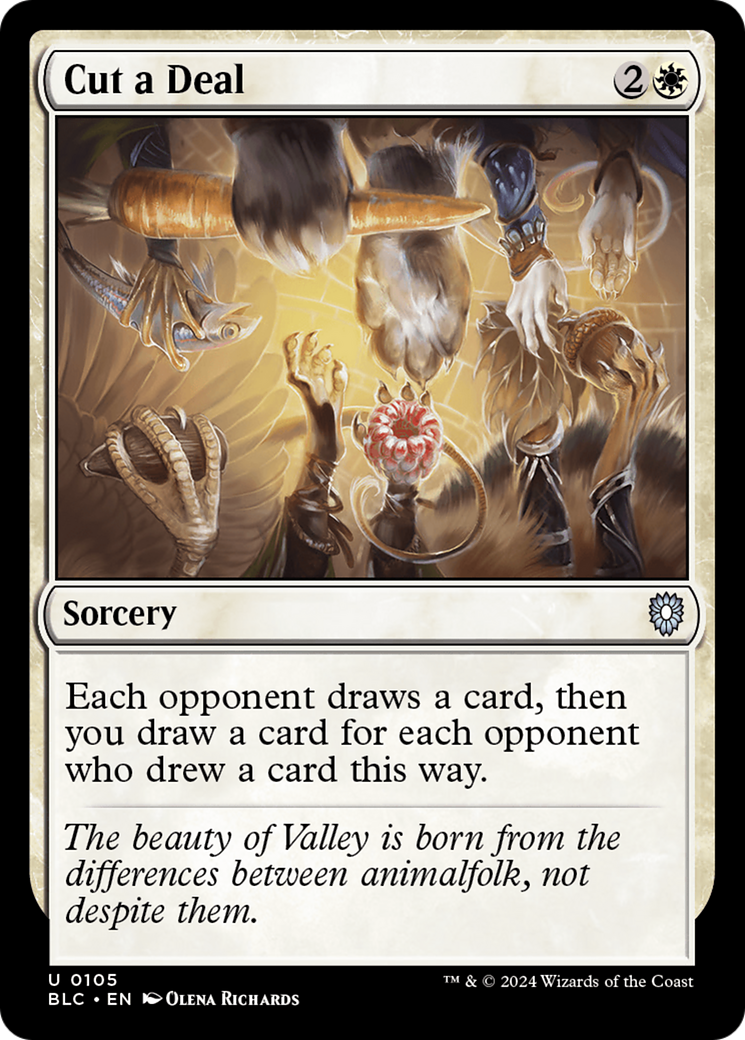 Cut a Deal (BLC-105) - Bloomburrow Commander