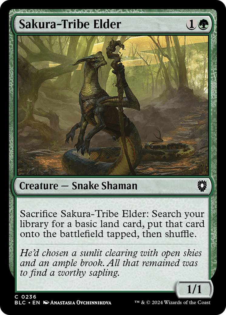 Sakura-Tribe Elder (BLC-236) - Bloomburrow Commander