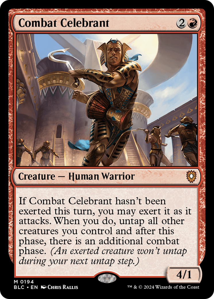 Combat Celebrant (BLC-194) - Bloomburrow Commander