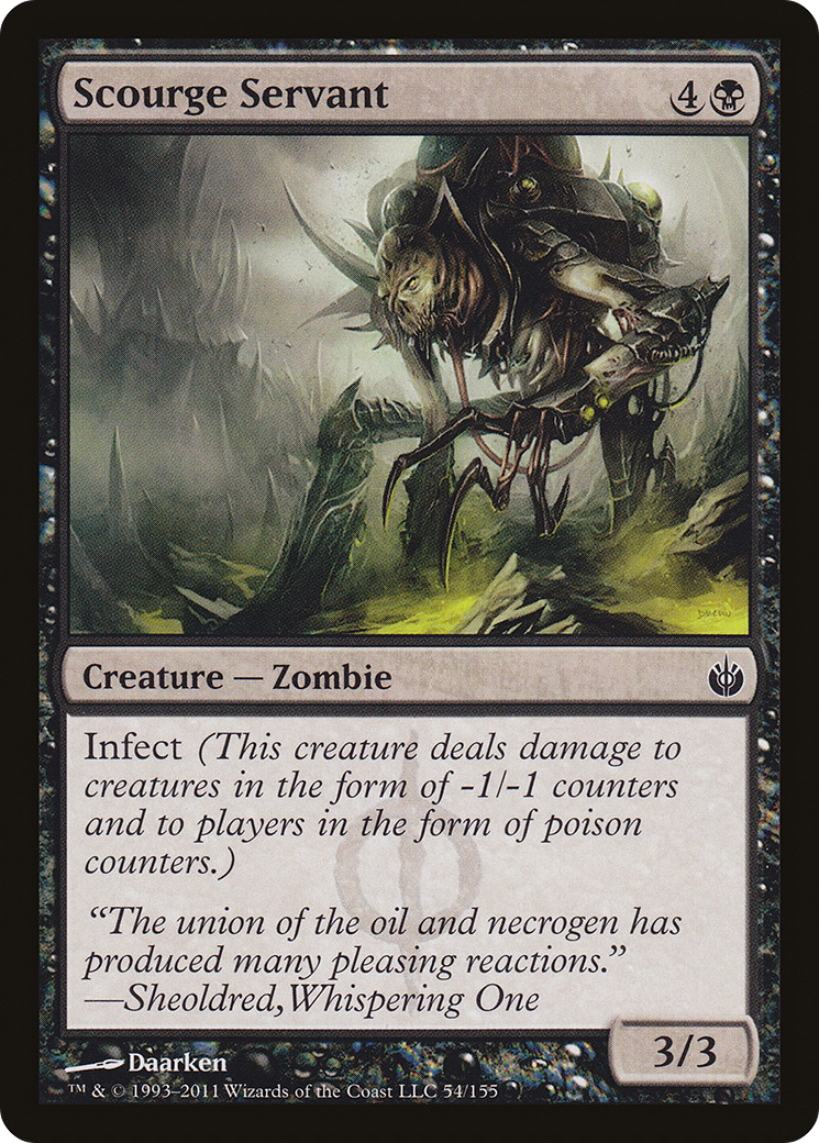 Scourge Servant (MBS-054) - Mirrodin Besieged Foil