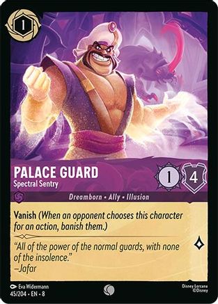 Palace Guard - Spectral Sentry (45/204) - Reign of Jafar Cold Foil
