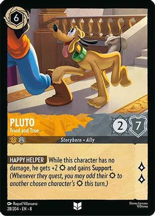 Pluto - Tried and True (28/204) - Reign of Jafar Cold Foil