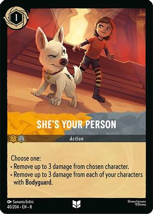 She's Your Person (40/204) - Reign of Jafar Cold Foil