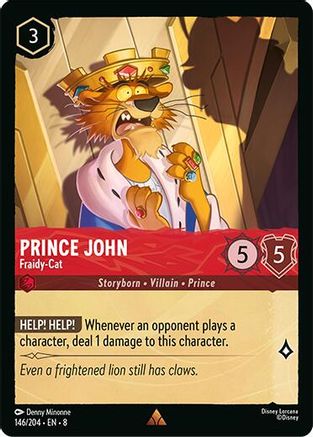 Prince John - Fraidy-Cat (146/204) - Reign of Jafar