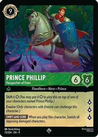 Prince Phillip - Vanquisher of Foes (73/204) - Fabled Cold Foil