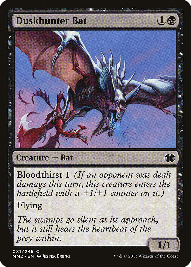 Duskhunter Bat (MM2-081) - Modern Masters 2015