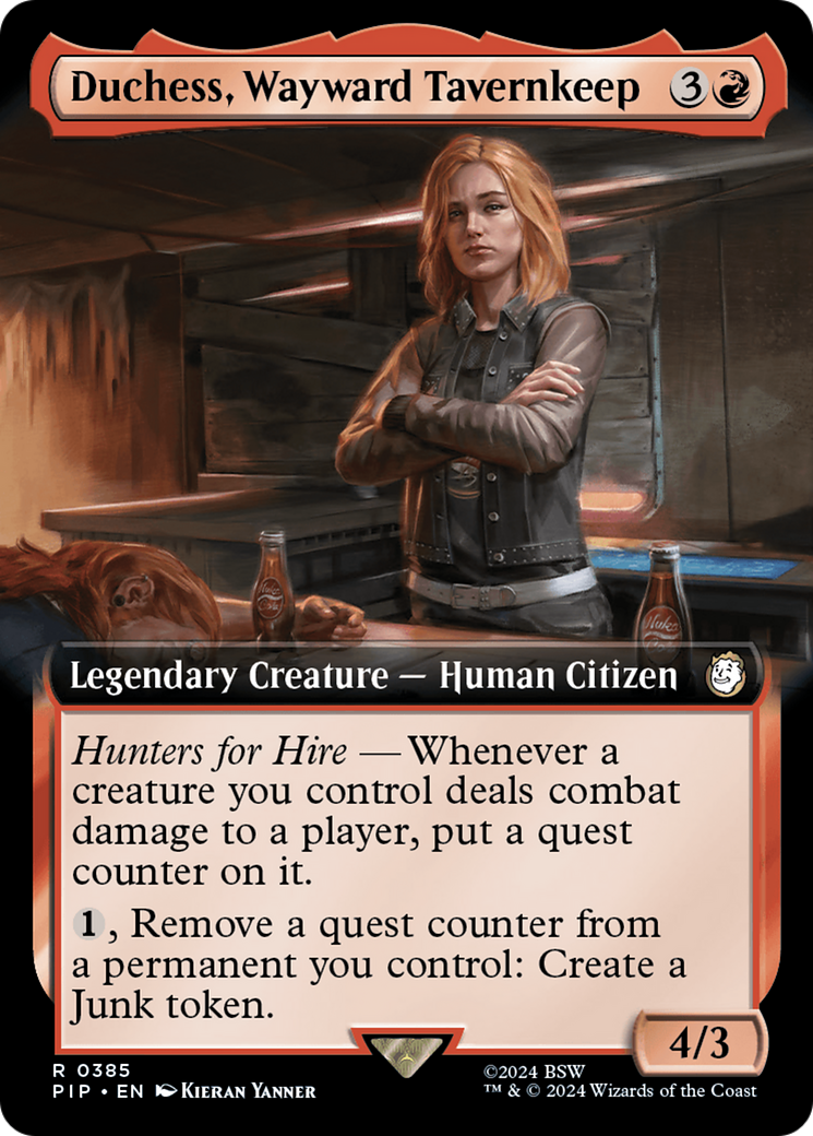 Duchess, Wayward Tavernkeep (Extended Art) (PIP-385) - Fallout: (Extended Art) Foil