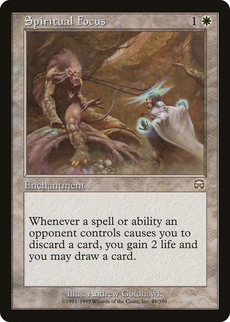 Spiritual Focus (MMQ-049) - Mercadian Masques Foil