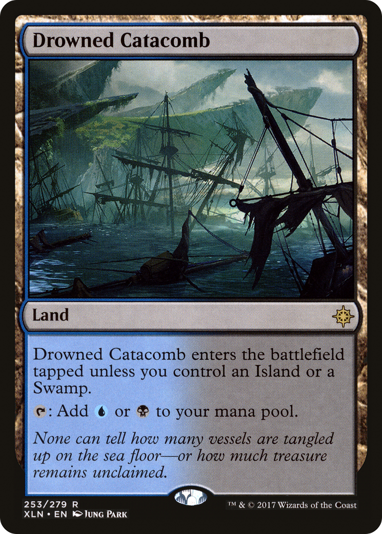 Drowned Catacomb (XLN-253) - Ixalan Foil