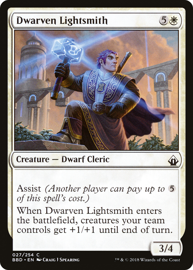 Dwarven Lightsmith (BBD-027) - Battlebond