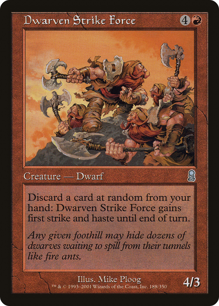 Dwarven Strike Force (ODY-188) - Odyssey