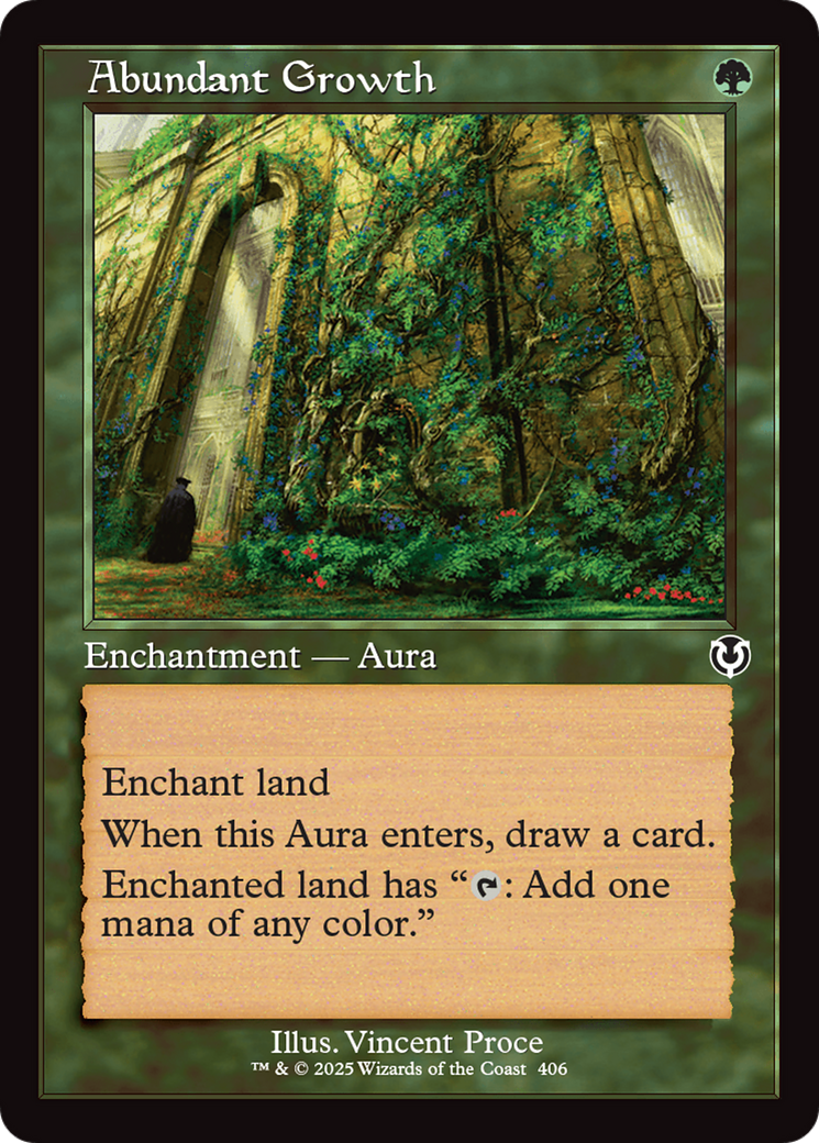 Abundant Growth (INR-406) - Innistrad Remastered: (enchantment) Foil