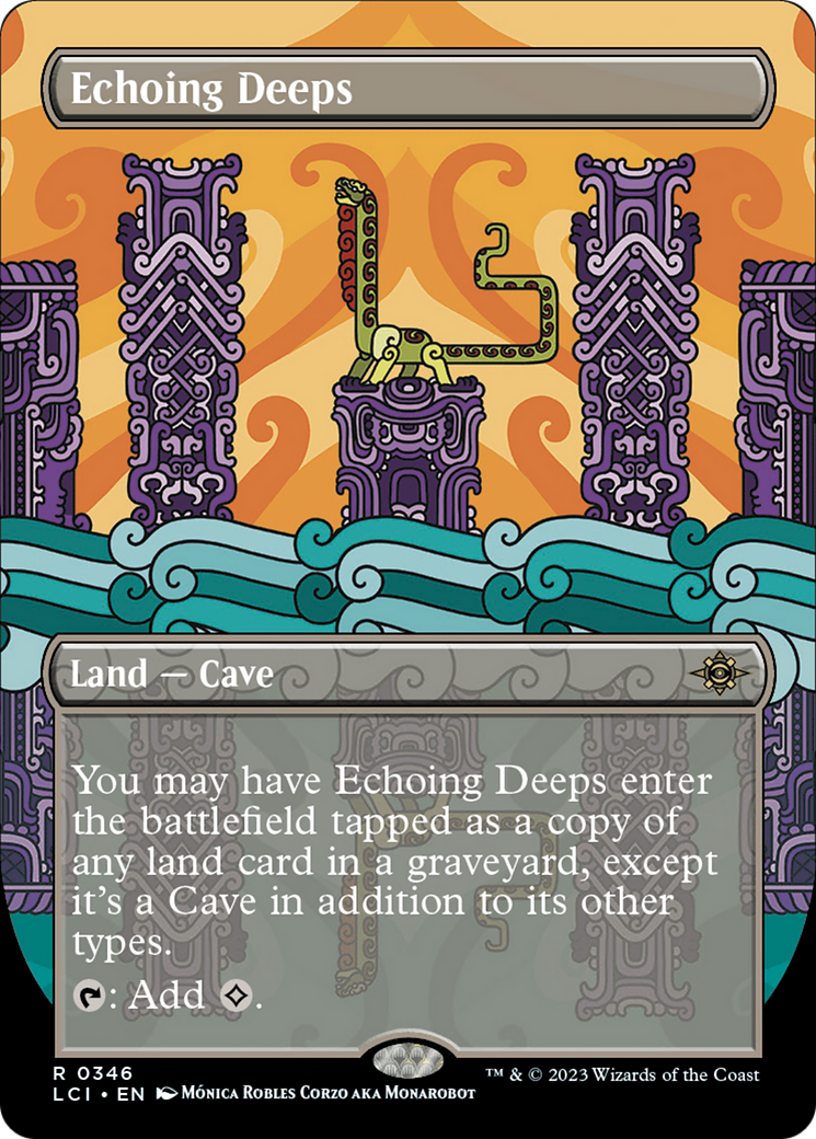 Echoing Deeps (Borderless) (LCI-346) - The Lost Caverns of Ixalan (Borderless)