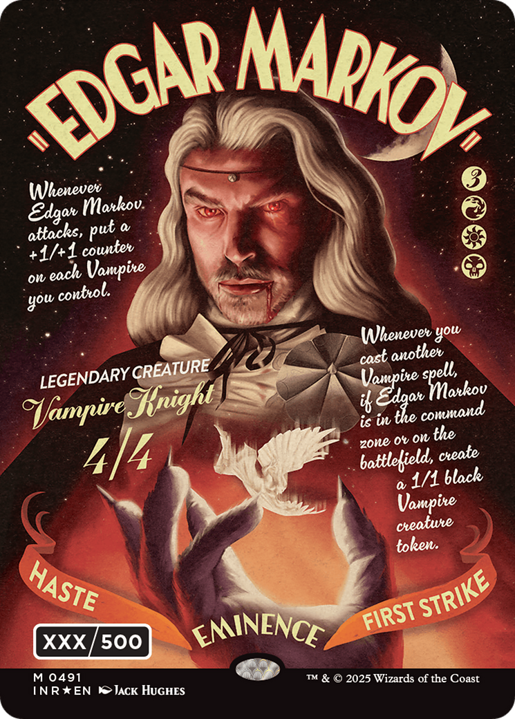 Edgar Markov (INR-491) - Innistrad Remastered: (Showcase) (Borderless) Foil