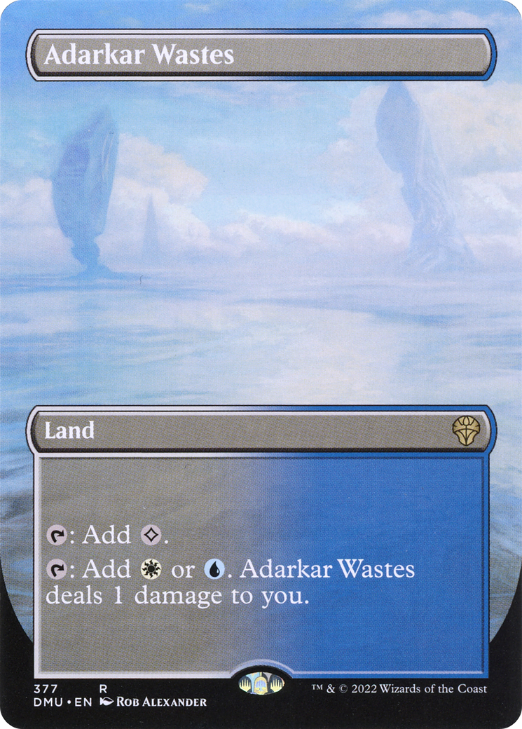 Adarkar Wastes (Borderless) (DMU-377) - Dominaria United (Borderless)