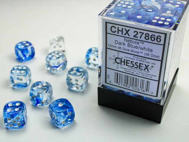 Chessex 12mm D6 Block (36 Dice)