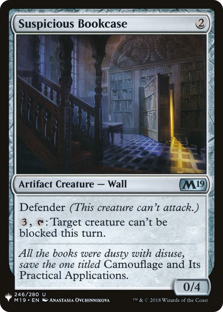 Suspicious Bookcase (LIST-246) - The List