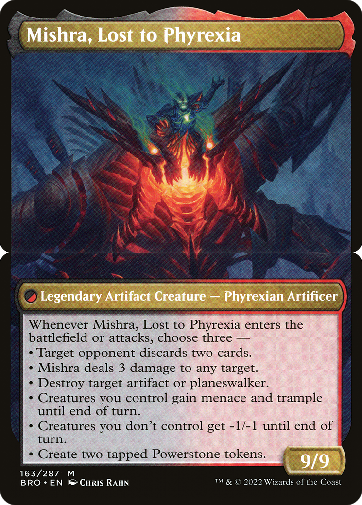 Mishra, Lost to Phyrexia (BRO-163B) - The Brothers' War Foil