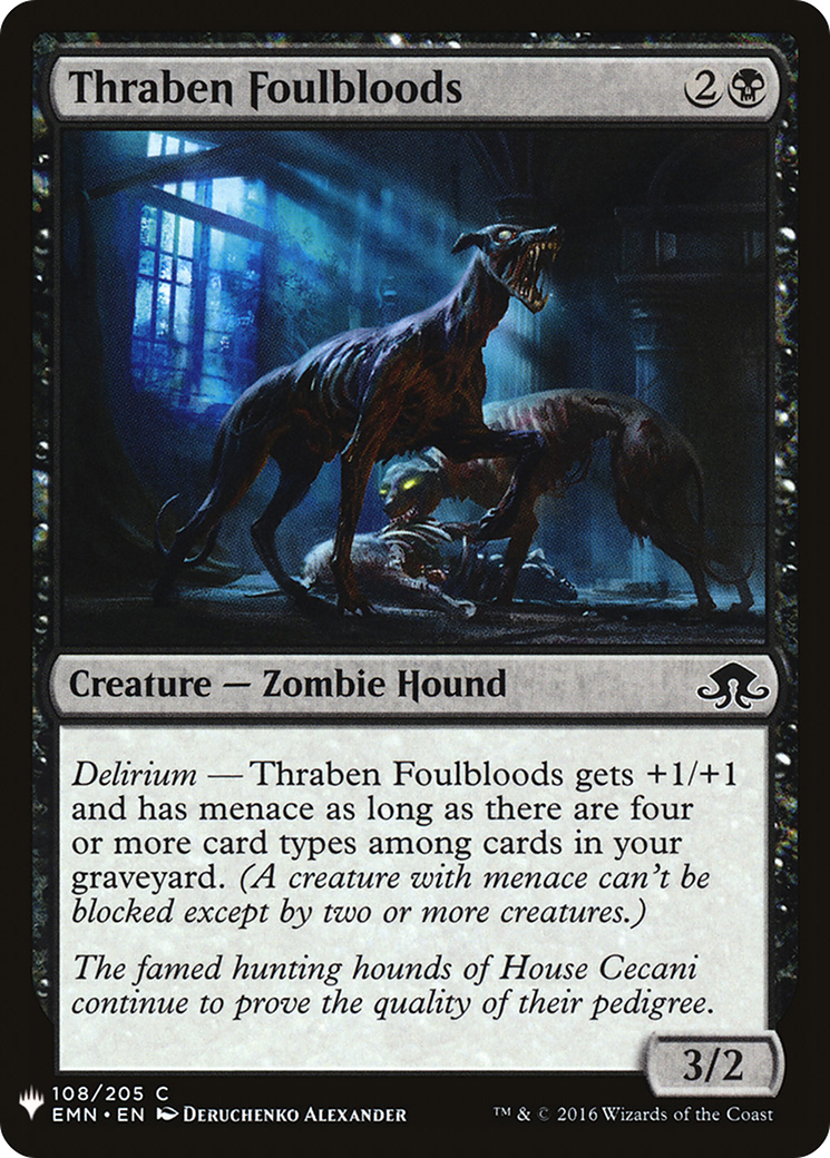 Thraben Foulbloods (LIST-108) - The List