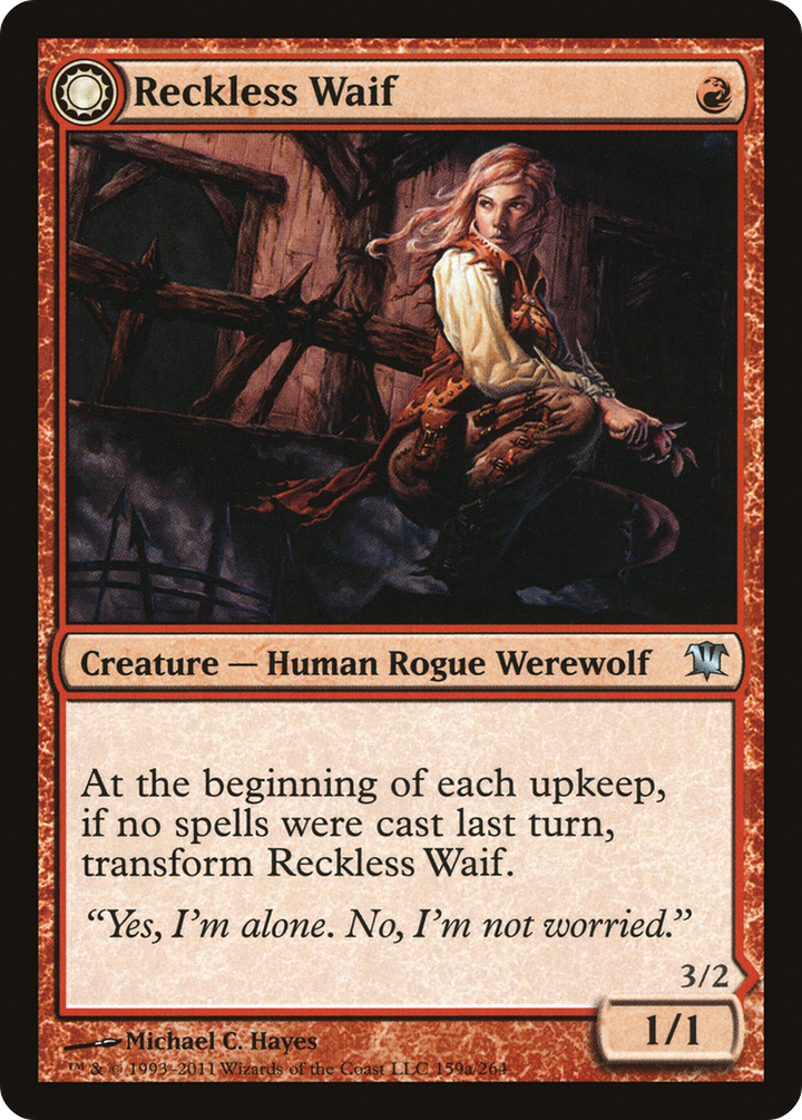 Reckless Waif (ISD-159) - Innistrad: (Double Faced Transform)
