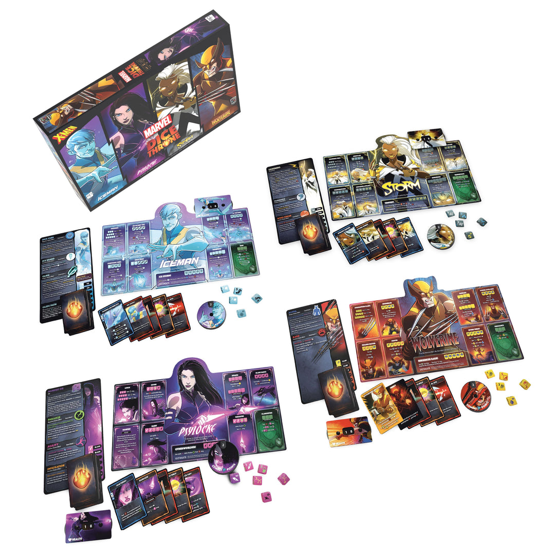 Marvel Dice Throne X-Men Psylocke 4-pack — packaging