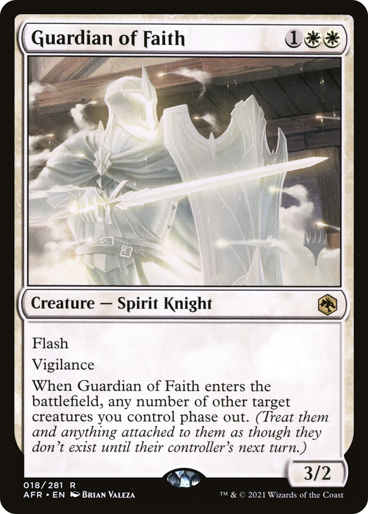 Guardian of Faith (PPAFR-018) - Adventures in the Forgotten Realms Promos