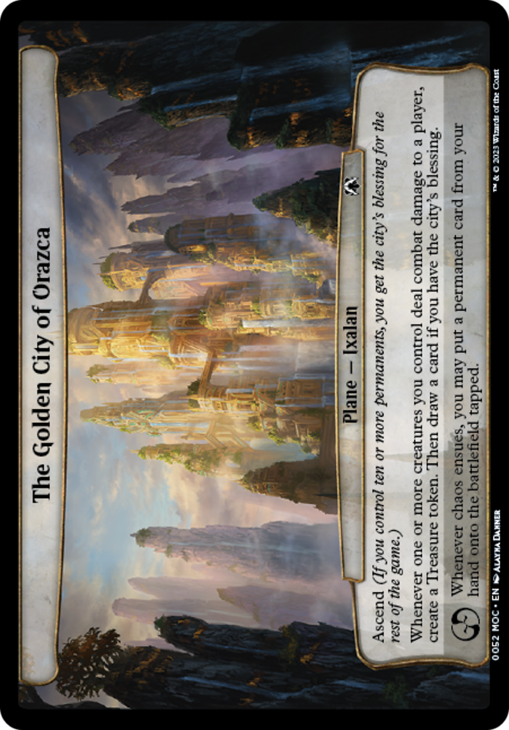 The Golden City of Orazca (MOC-052) - March of the Machine Commander