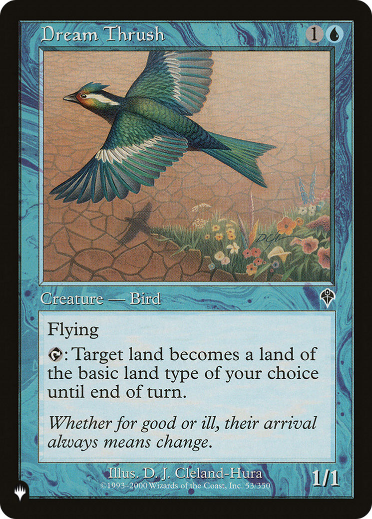 Dream Thrush (LIST-53/350) - The List