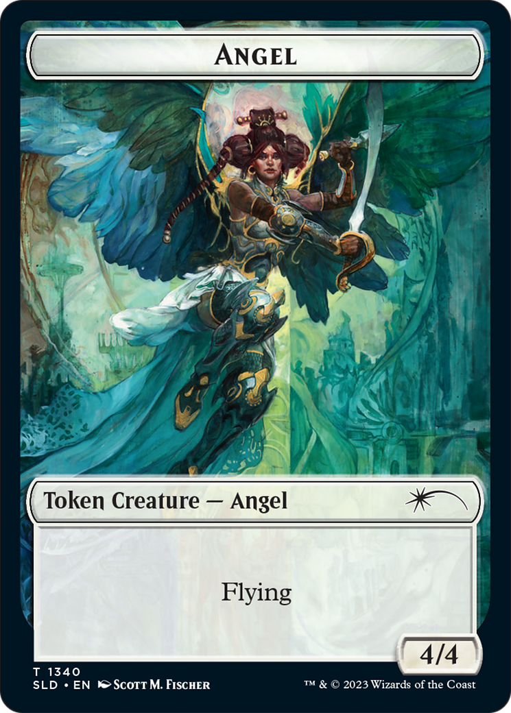 Angel (SLD) // Soldier (GRN) Double-sided Token (SLD-1340 // 2) - Secret Lair Drop