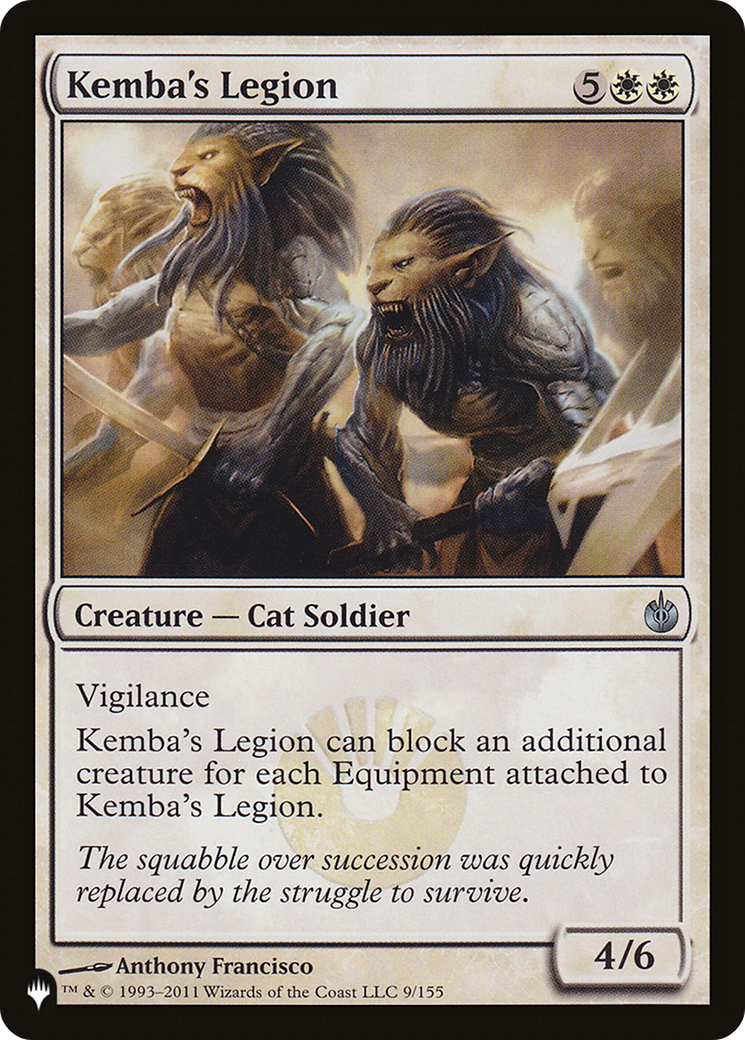 Kemba's Legion (LIST-9/155) - The List