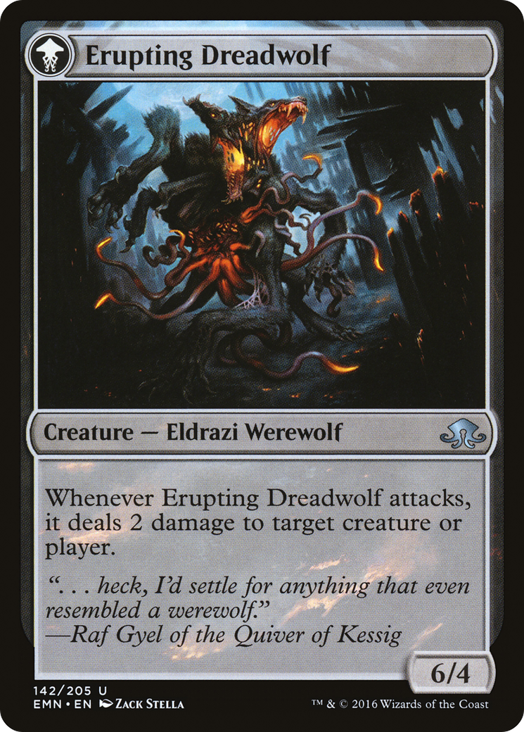 Smoldering Werewolf (EMN-142) - Eldritch Moon: (mooneldrazidfc) Foil