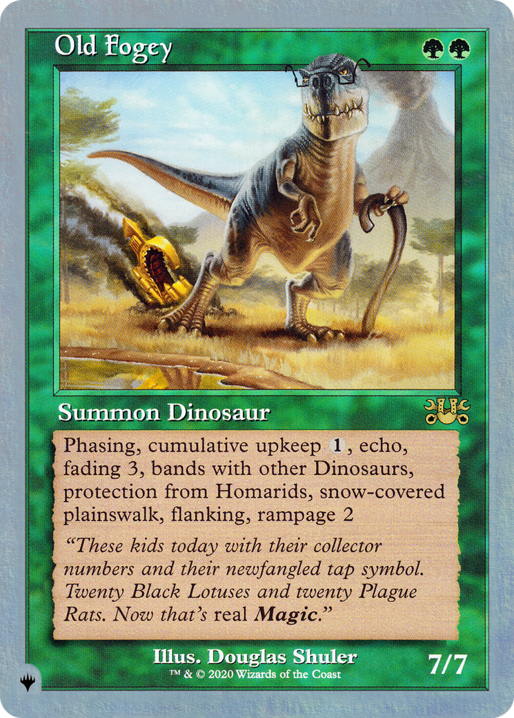 Old Fogey (LIST-000/096) - The List (Unfinity Foil Edition) Foil