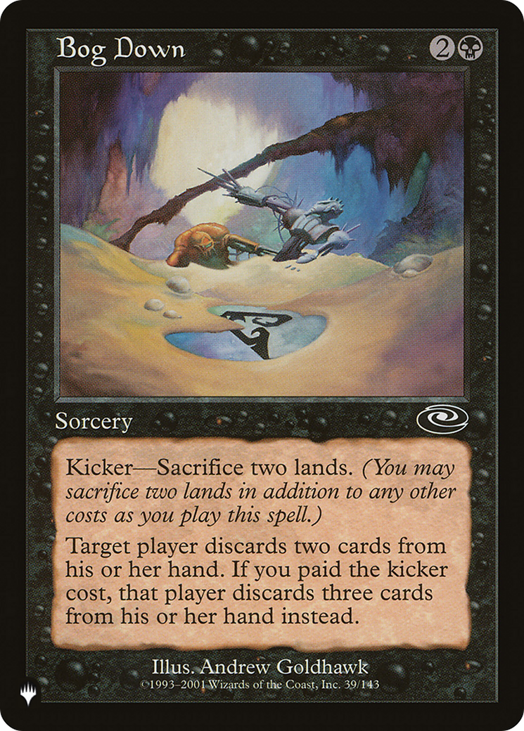 Bog Down (LIST-39/143) - The List