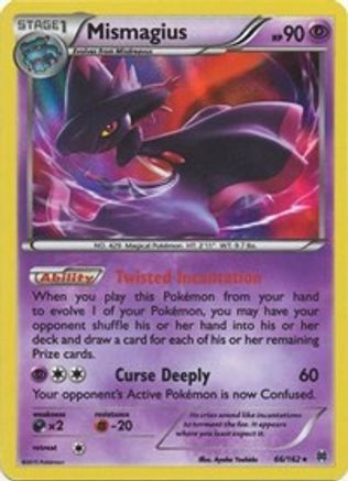 Mismagius 066/162  - Holofoil XY  BREAKthrough - Holo Rare