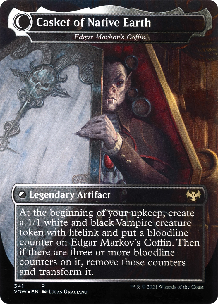Dracula the Voyager - Edgar, Charmed Groom (VOW-341) - Innistrad: Crimson Vow: (Double Faced Transform) (Borderless)