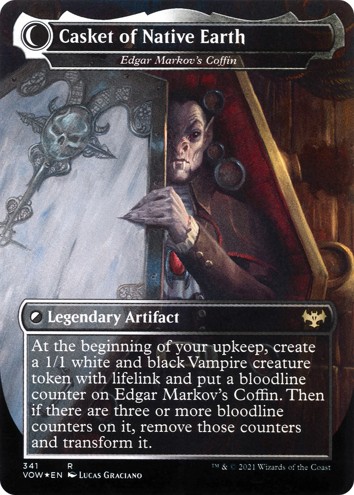 Dracula the Voyager - Edgar, Charmed Groom (VOW-341) - Innistrad: Crimson Vow: (Double Faced Transform) (Borderless)