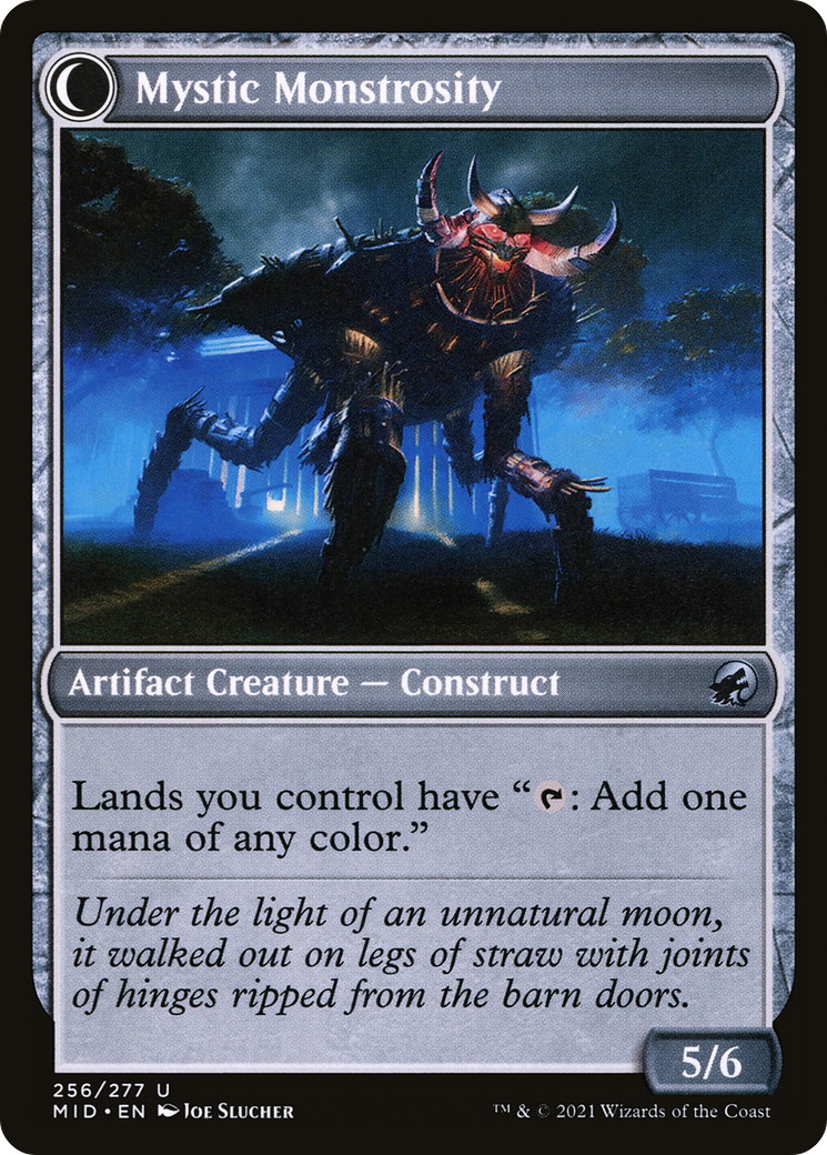 Mystic Skull (MID-256) - Innistrad: Midnight Hunt: (Double Faced Transform) Foil