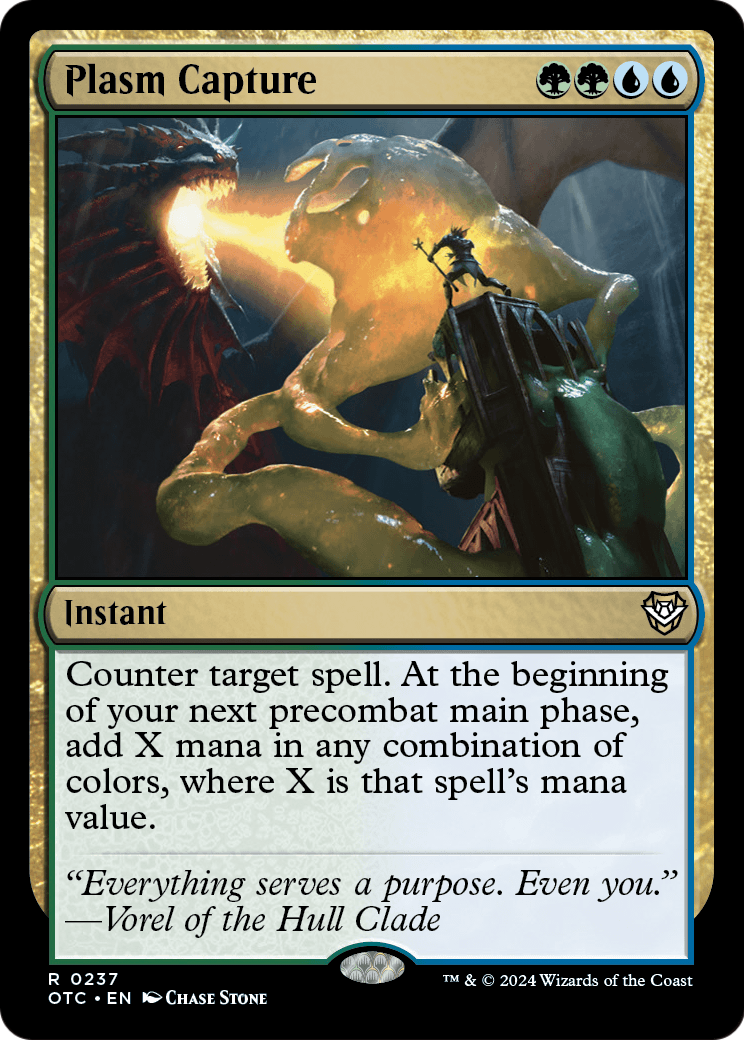 Plasm Capture (OTC-237) - Outlaws of Thunder Junction Commander