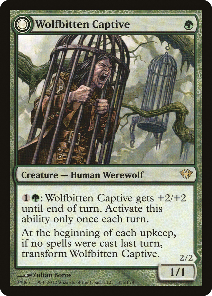 Wolfbitten Captive (DKA-133) - Dark Ascension: (Double Faced Transform) Foil
