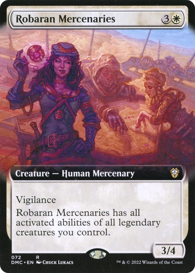 Robaran Mercenaries (Extended Art) (DMC-072) - Dominaria United Commander: (Extended Art) Foil