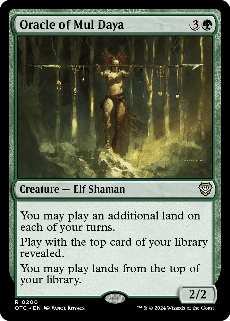 Oracle of Mul Daya (OTC-200) - Outlaws of Thunder Junction Commander