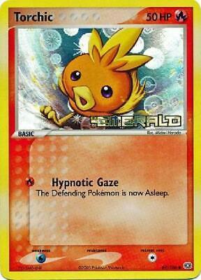 Torchic Emerald (Reverse Holo) 69/106 PSA 8