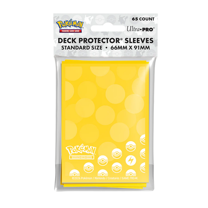 Energy - Lightning Type 65ct DECK PROTECTOR® Sleeves for Pokémon