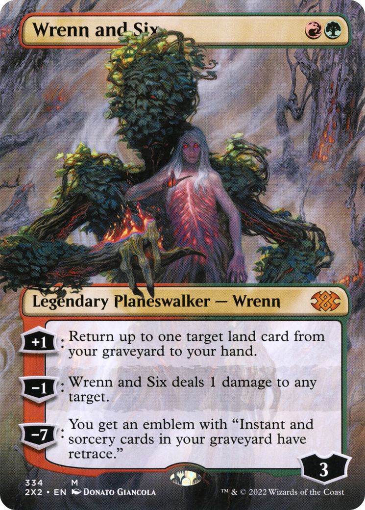 Wrenn and Six (Borderless) (2X2-334) - Double Masters 2022 (Borderless)