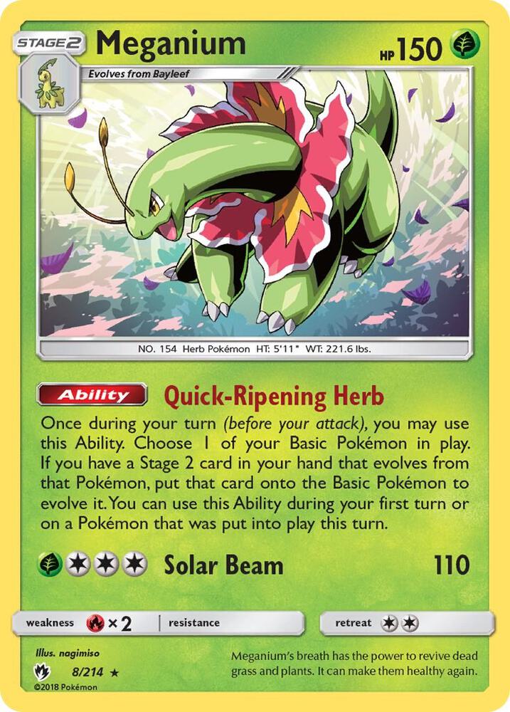 Meganium SM - Lost Thunder