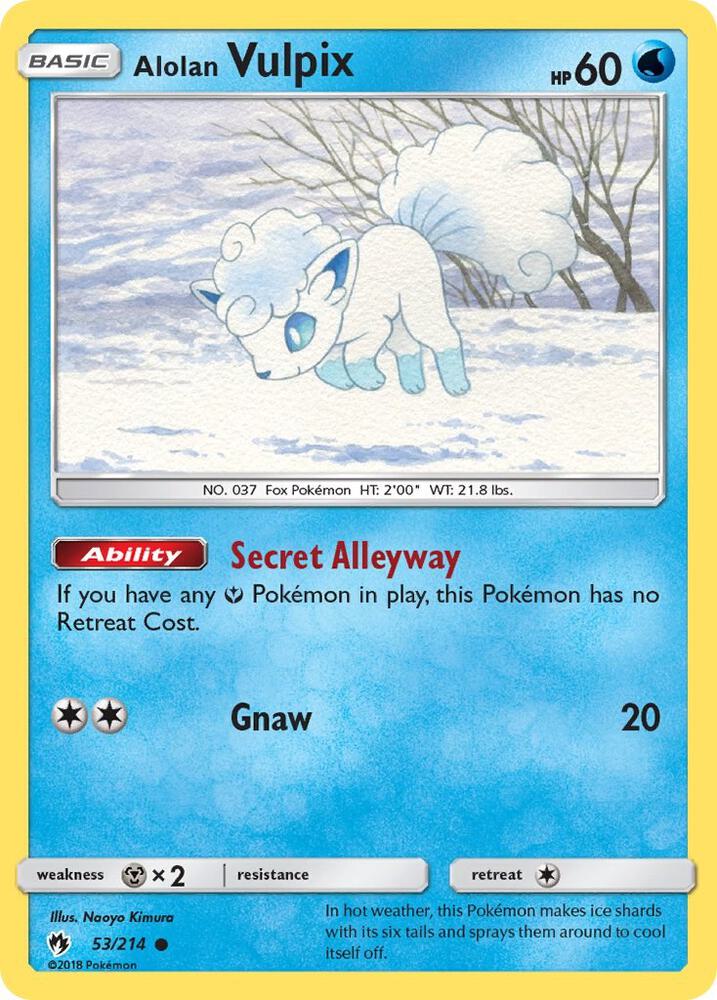 Alolan Vulpix SM - Lost Thunder