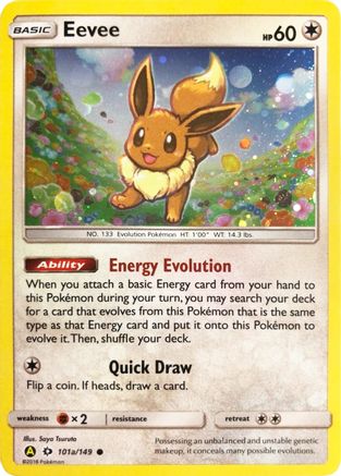 Eevee 101a/149  - Holofoil Alternate Art Promos - Promo