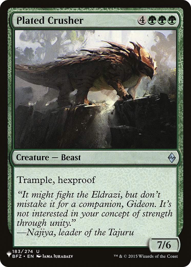 Plated Crusher (LIST-183/274) - The List